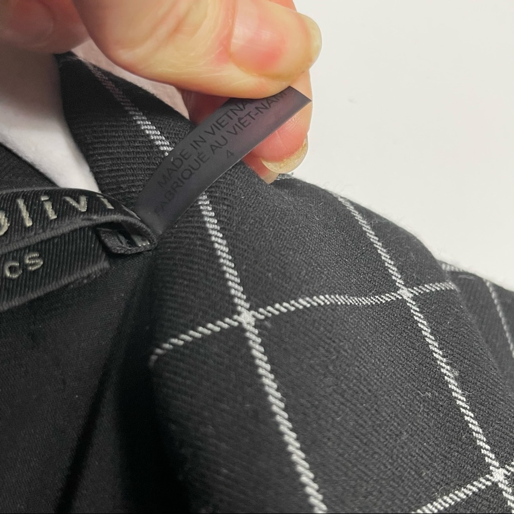 Alice + Olivia Classics Rhoda Checked Caddy Dress - Picture 6 of 10